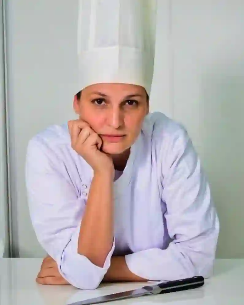 Retrato da chef Vanessa Bellini